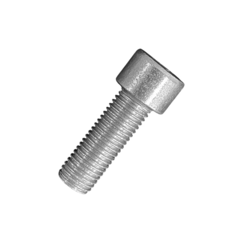 Винт с внутренним шестигранником 16х45 мм класс прочности 8.8 DIN 912 полная резьба, оцинкованный фото 1