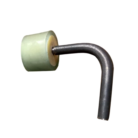 Ролик d47 мм Р1001 поддерживающий атмосферостойкий гнутый, капролон, силикон фото 2