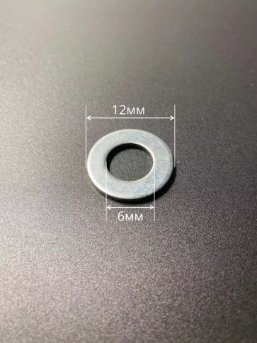 Шайба М6 оцинкованная DIN125 фото 2