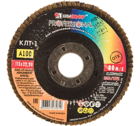 Круг лепестковый плоский A 100 КЛТ1 Луга фото 5