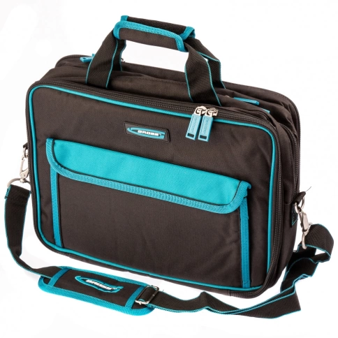 Сумка для инструмента Meister 400х170х300мм 31 карман, наплеч.рем.,отсек д/ноутб. Gross фото 1