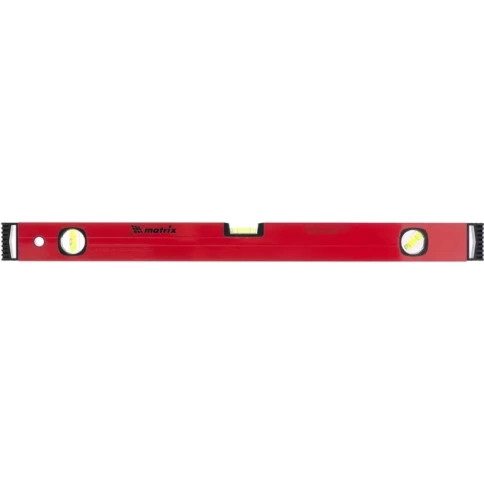 Уровень алюминиевый фрезерованный 3 глазка 600 мм Matrix фото 1