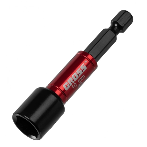 Бита с торцевой головкой, магнит, Nut-Driver 10 мм S2 Gross фото 4
