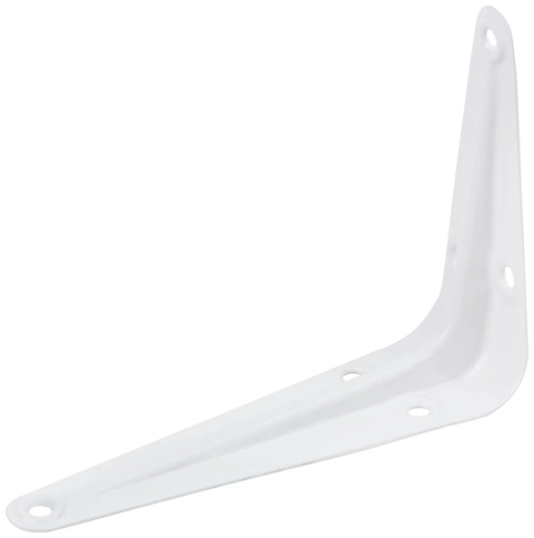 Уголок-кронштейн (0,7 мм) белый фото 1