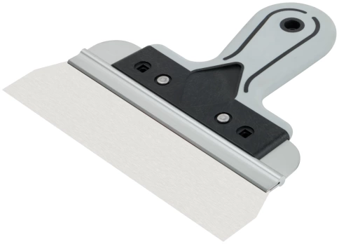 Шпатель фасадный Профи, нержавеющая сталь, прорезиненная ручка фото 2