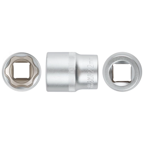 Головка 6-гранная 22 мм 1/2 CrV  фото 2