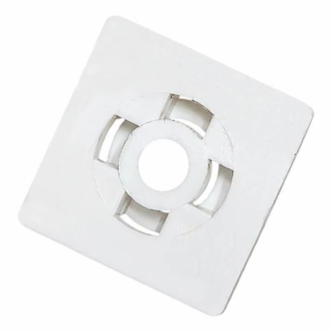 Площадка для хомута 19х19 мм, белая фото 2