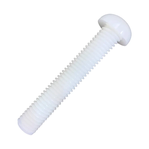 Винт полиамидный 6х50 мм DIN7985 (пластик), 50 шт. фото 4