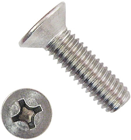 Винт нержавеющий 8х50 мм DIN965 с потайной головкой ,10 шт фото 4