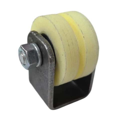 Ролик d40 мм Р2409 на платформе под полосу, капролон фото 2