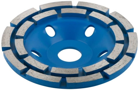 Диск шлифовальный алмазный, посадочн.д.22,2 мм, 2 ряда сегментов 125мм фото 2