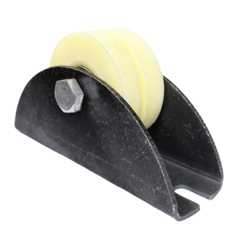 Ролик d70 мм Р2703 на платформе под полосу шириной 35 мм, капролон фото 2