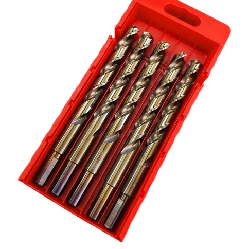 Сверло по металлу с кобальтом 5% P6M5K5 12,0 мм HIMBOLT 5 шт.пластиковый бокс фото 3