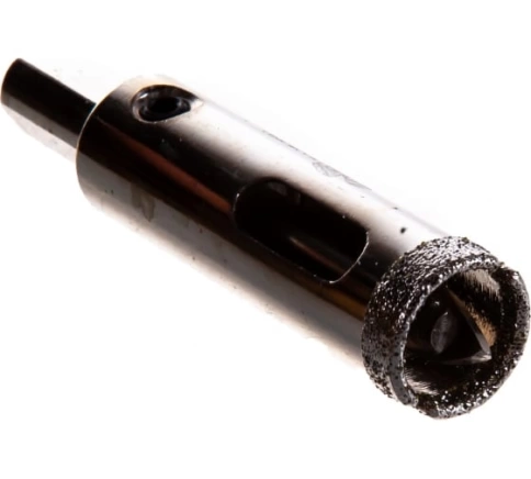 Коронка по керамике и кафелю, алмазная с центрир.сверлом 16 мм  фото 3