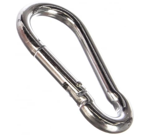 Карабин стальной 11 мм ОЦ DIN5299C, 10 шт. фото 5