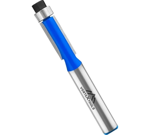 Фреза для выборки заподлицо с нижним подшипником DxHxL:8х20х70 мм хвостовик 8 мм фото 1