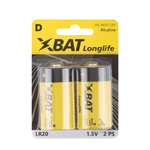 Батарейка щелочная 1,5 В тип D 2шт фото 1