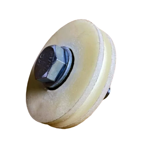 Ролик бельевой d60 мм Р2723 без скобы, капролон фото 1