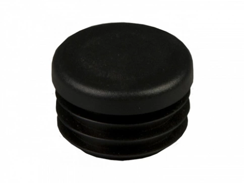 Заглушка для труб круглая d 38 мм черная, 150 шт. фото 5