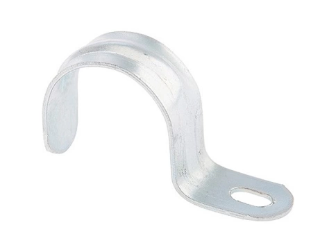 Скоба однолапковая 16 мм металлическая, 10 шт. фото 4