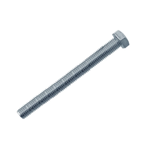 Болт 8х130 мм DIN 933 полная резьба, оцинкованный фото 1