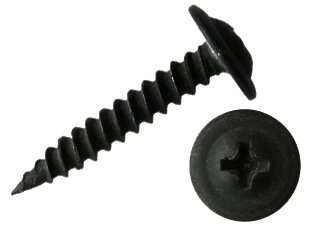 Саморез с прессшайбой, острый, РМЗ (чёрный) Беларусь фото 1