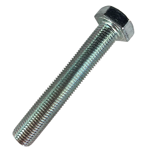 Болт М12х1,25х70 мм, класс прочности 10,9 DIN 961, полная резьба, оцинкованный фото 1