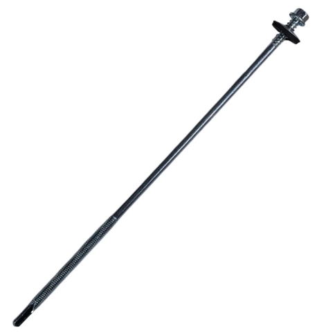 Саморез для сэндвич-панелей 6,3/5,5х240 мм, оцинкованный фото 1