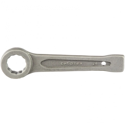 Ключ кольцевой ударный 24 мм Сибртех фото 1