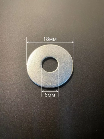 Шайба увеличенная нержавеющая М6 DIN 9021, 1000 шт контейнер фото 2