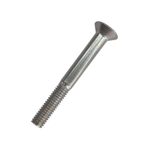 Винт потай 6х50 мм с внутренним шестигранником DIN 7991, полная резьба, нержавеющий  фото 1