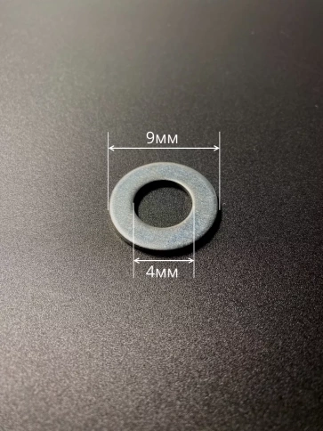 Шайба Нержавеющая М4 DIN 125 А2 плоская 10 шт. фото 2