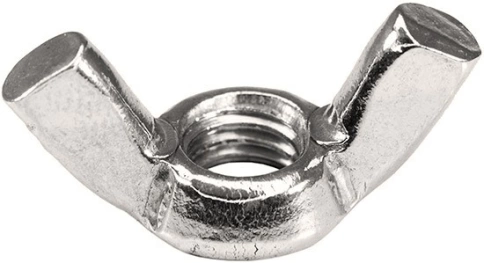 Гайка барашковая нержавеющая М8 DIN315 , 10 шт. фото 6