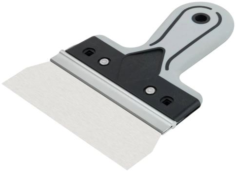 Шпатель фасадный Профи, нержавеющая сталь, прорезиненная ручка фото 6