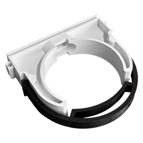 Крепеж-клипса для трубы с фиксатором d75 мм фото 2