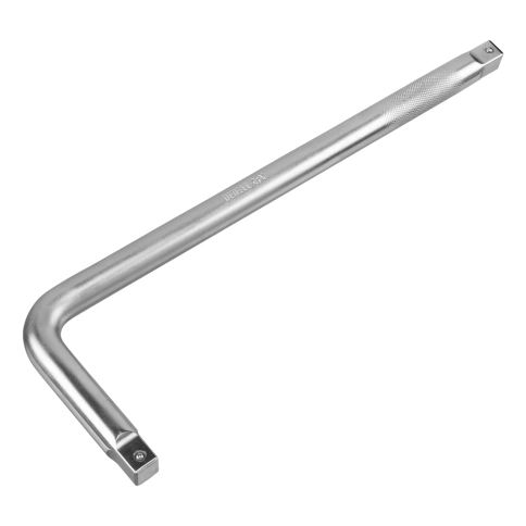 Вороток Г-образный квадрат матовый хром 3/4 CrV Denzel фото 1