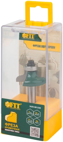 Фреза кромочная калевочная с подшипником DxHxL:30х12х56,3 мм фото 3