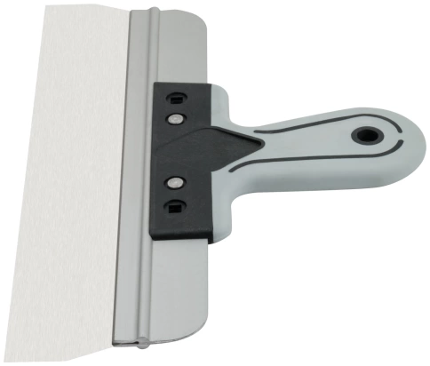 Шпатель фасадный Профи, нержавеющая сталь, прорезиненная ручка 300 мм фото 4