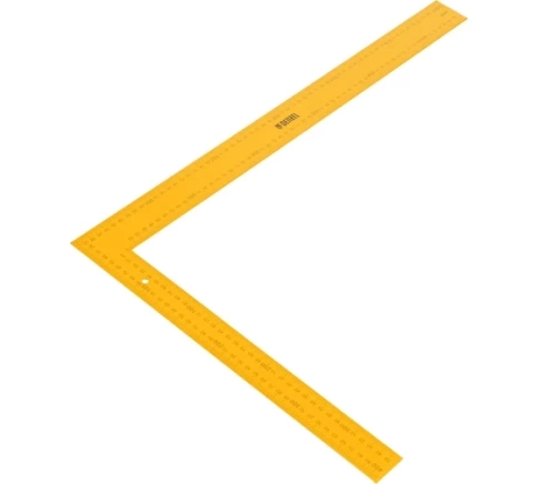 Угольник стальной ультрафиол. печать измерит. шкала Denzel  фото 1