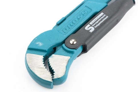 Ключ трубный рычажный №1, 1" цельнокованный CrV тип S, Gross фото 2