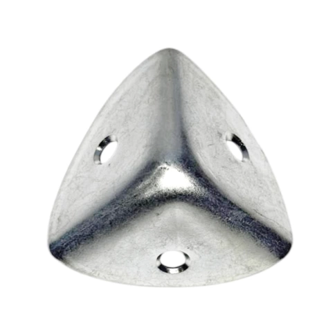 Уголок трехсторонний 30х30х30 мм оцинкованный фото 2