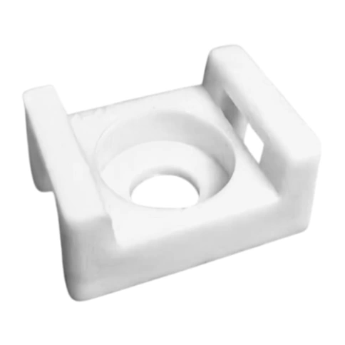 Площадка для хомута усиленная 16х23 мм, белая фото 1