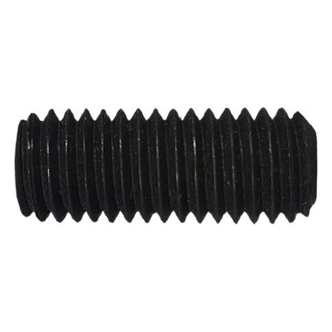 Винт установочный с внутр. шестигранником 10х20 мм, класс прочности 12.9 DIN 913 тупой конец, черный фото 1