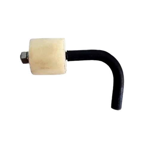 Ролик d40 мм поддерживающий гнутый Р1003, капролон фото 2