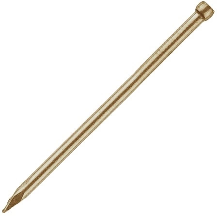 Гвозди 1,2х30 финишные латунь 500 гр. фото 1