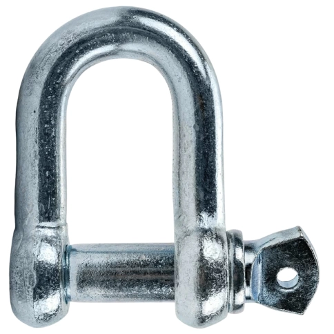Скоба такелажная М8 омегообразная с резьбой 0,5 тонны фото 3