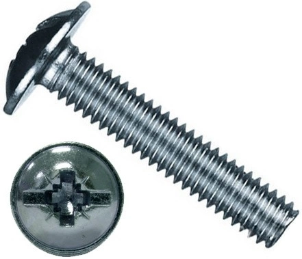 Винт с прессшайбой М4х10 полукруглая головка DIN967, 10 шт. фото 5