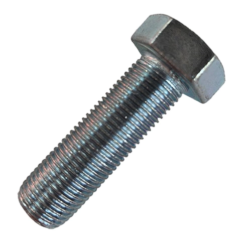Болт М16х1,5х45 мм класс прочности 10.9 DIN 961, полная резьба, оцинкованный фото 1