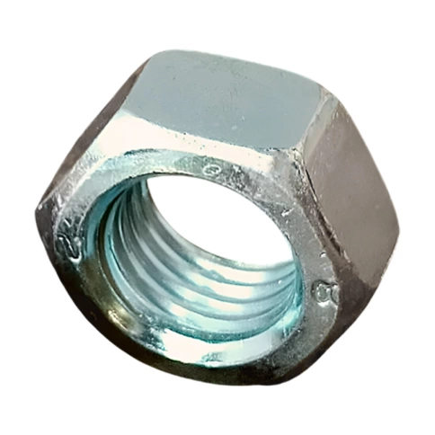 Гайка с левой резьбой М12, класс прочности 8 DIN 934, оцинкованная фото 2