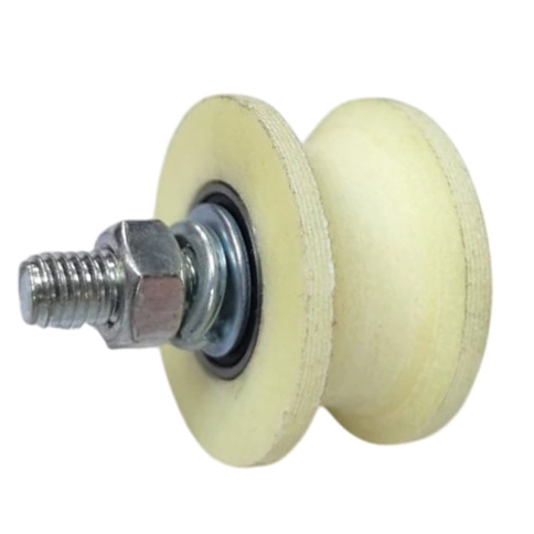 Ролик d40мм Р2404 под трубу d15 мм, капролон фото 1